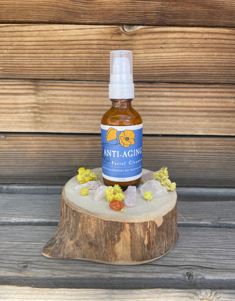 Golden Poppy Herbs Anti-Aging Facial Cleanser, 2 oz