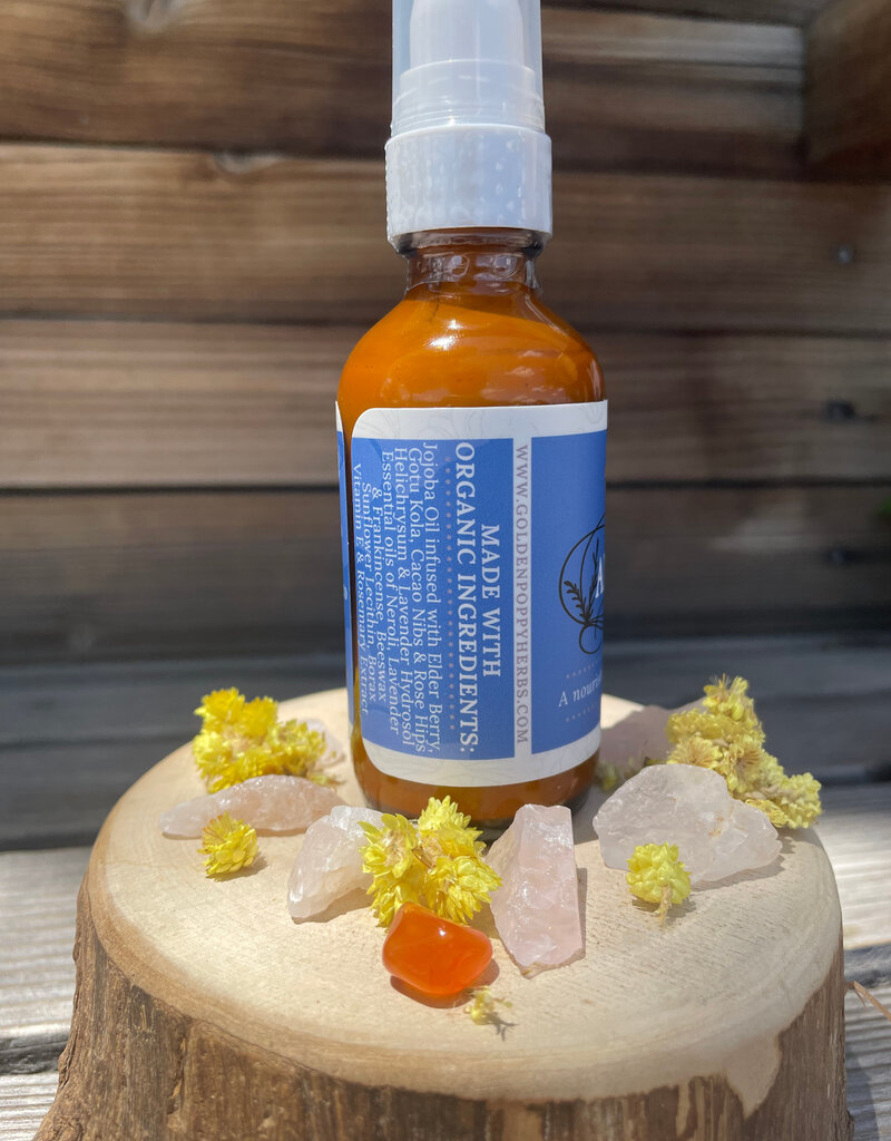 Golden Poppy Herbs Anti-Aging Facial Cleanser, 2 oz