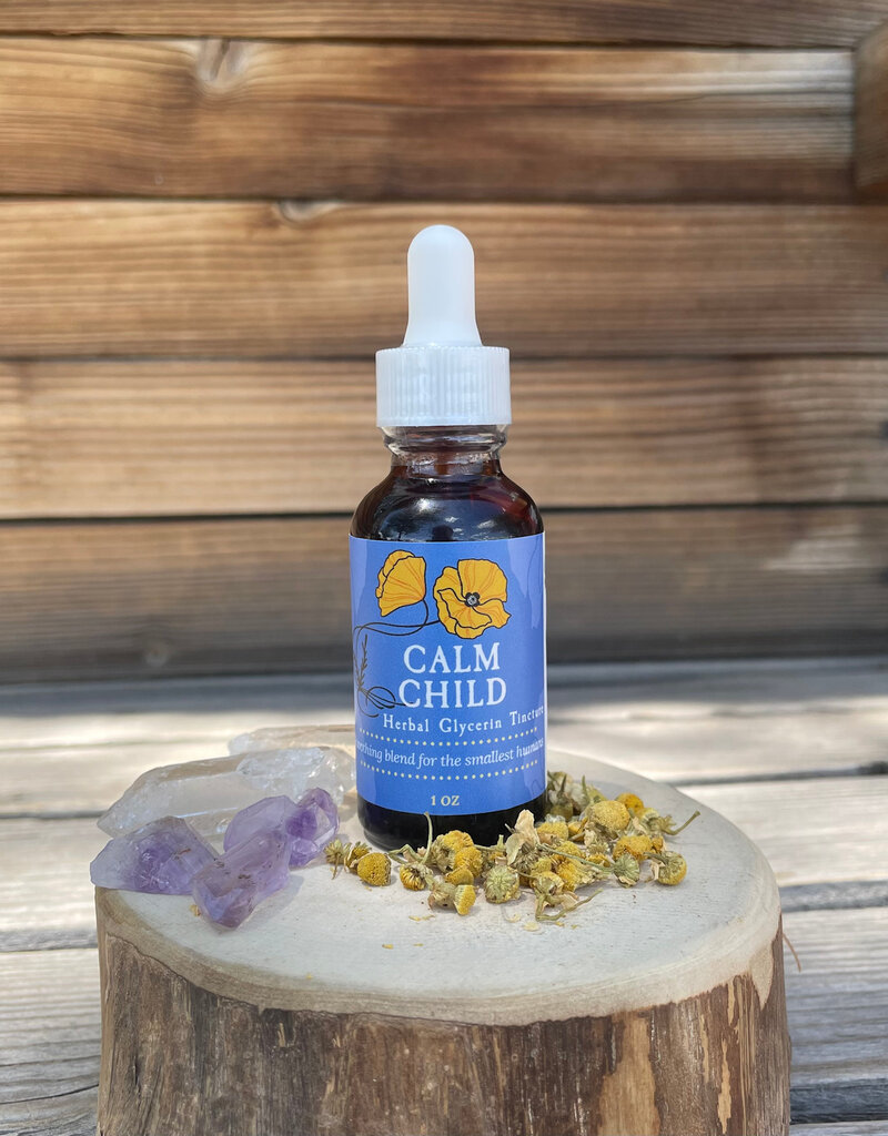 Golden Poppy Herbs Calm Child Glycerite Tincture , 1oz