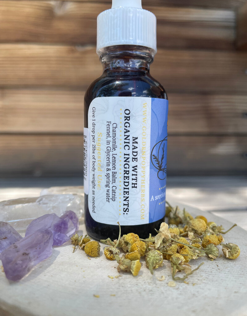 Golden Poppy Herbs Calm Child Glycerite Tincture , 1oz