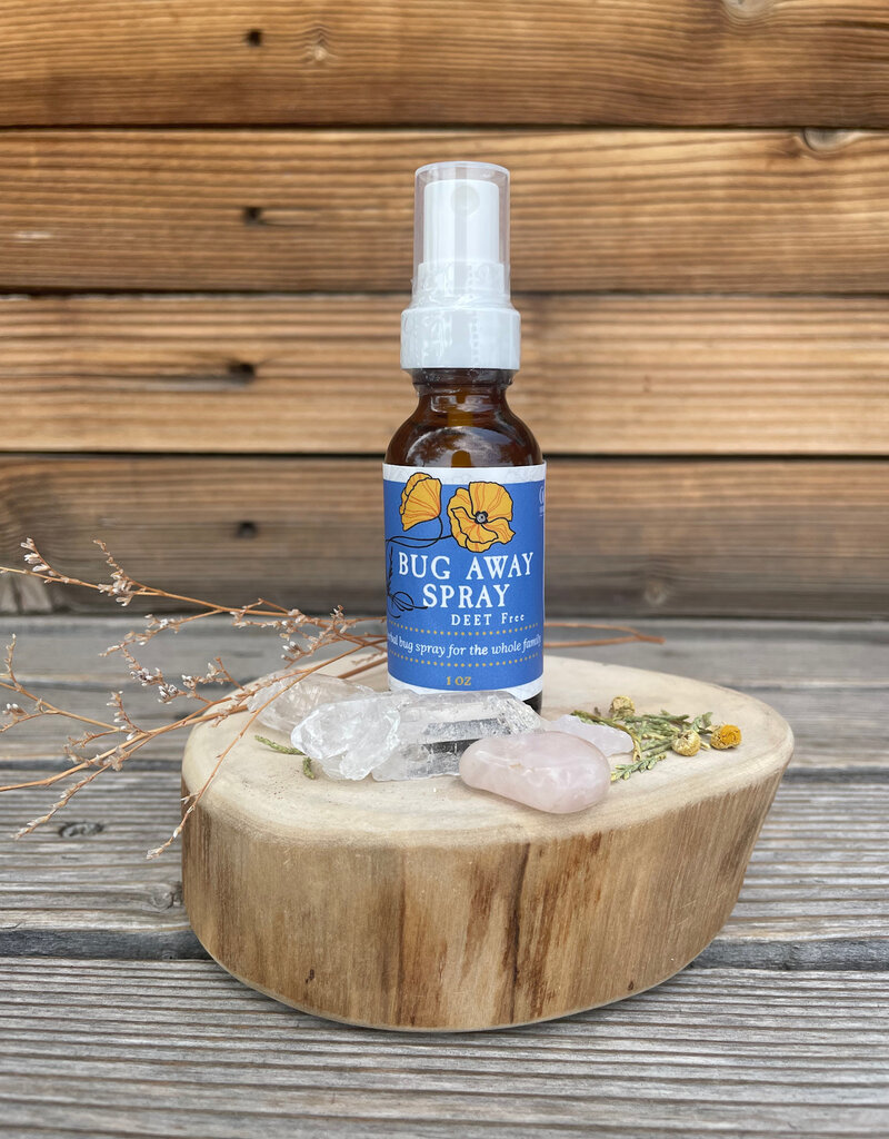 Golden Poppy Herbs Bug Away Spray, 1oz