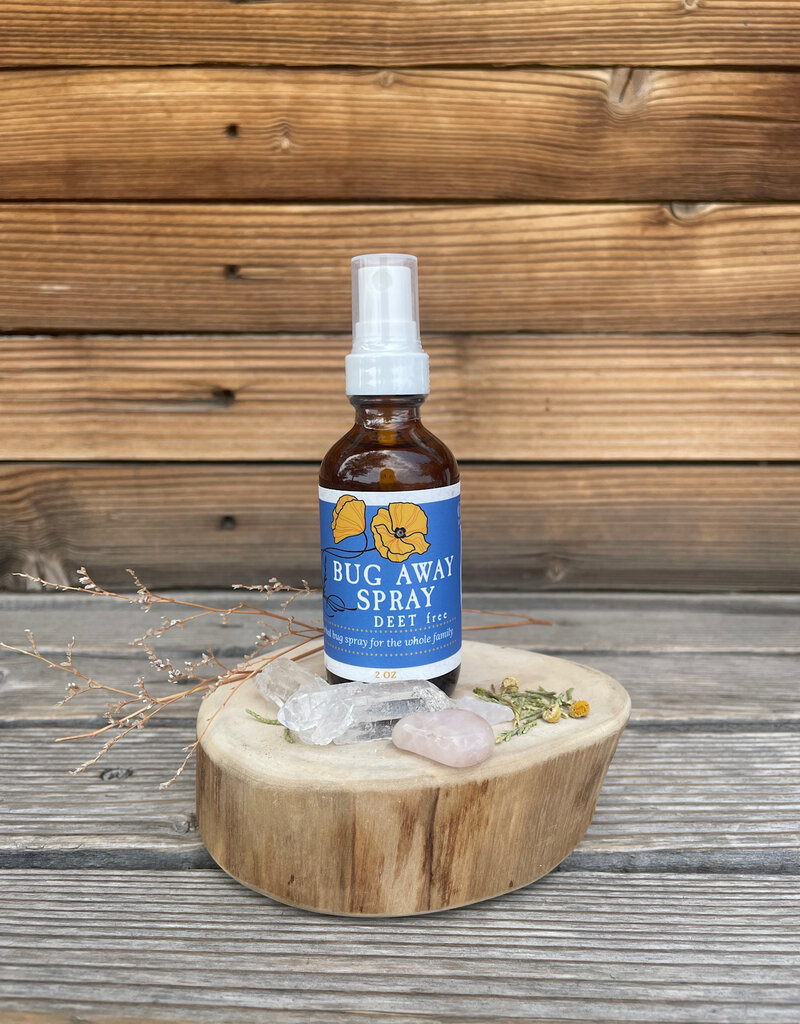 Golden Poppy Herbs Bug Away Spray, 2oz