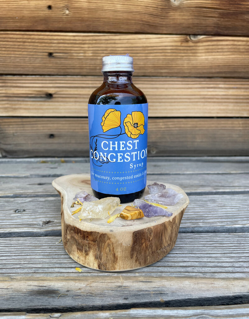 Golden Poppy Herbs Chest Congestion Relief Syrup 4oz