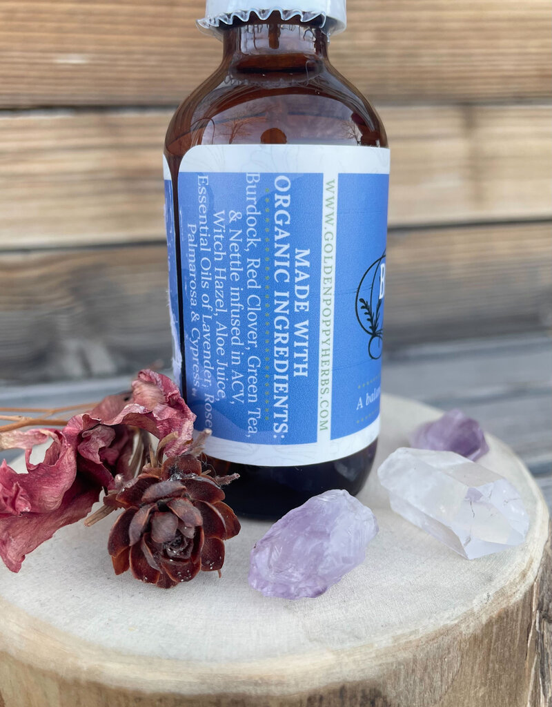 Golden Poppy Herbs Balancing (Oily/Acne) Skin Facial Toner 2oz