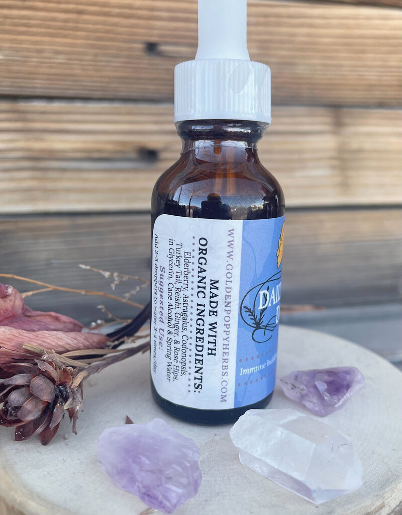Golden Poppy Herbs Daily Immune Defense Tincture 1oz