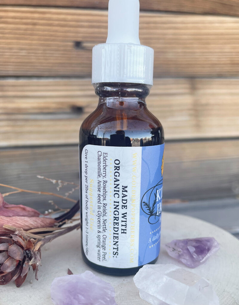 Golden Poppy Herbs Kid's Daily Immunity Glycerin, 1 oz