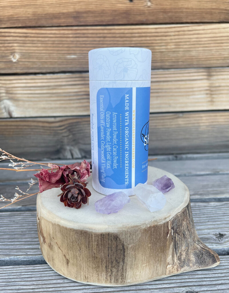 Golden Poppy Herbs Herbal Dry Shampoo Powder, LIGHT 1 oz