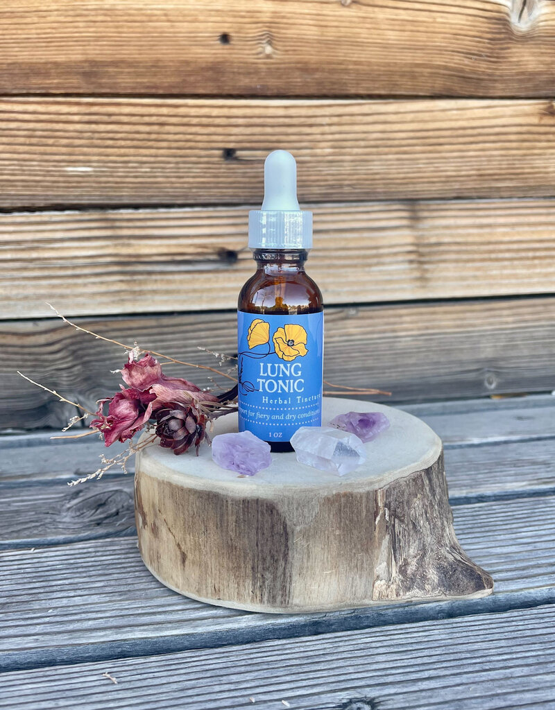 Golden Poppy Herbs Lung Tonic Tincture 1oz
