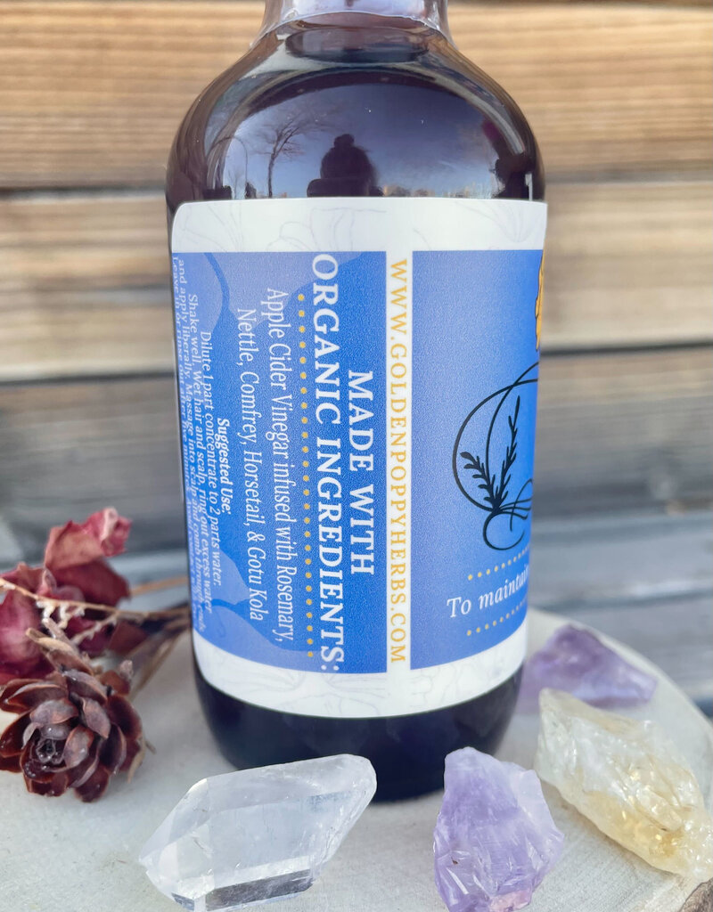 Golden Poppy Herbs Herbal Hair Rinse, 4 oz