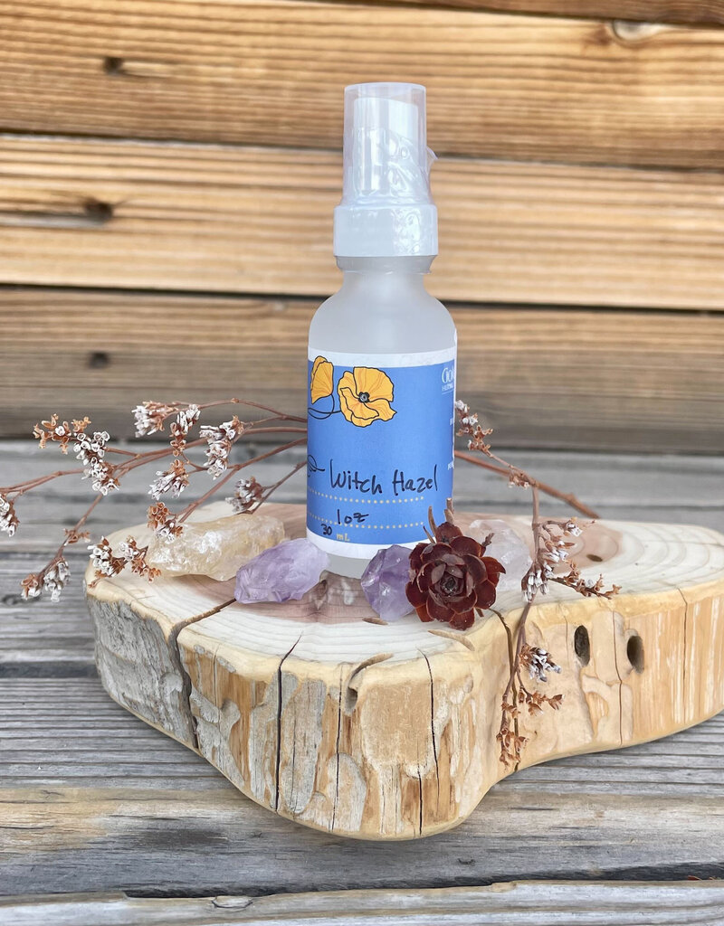 Golden Poppy Herbs Witch Hazel, Organic 1oz Mister