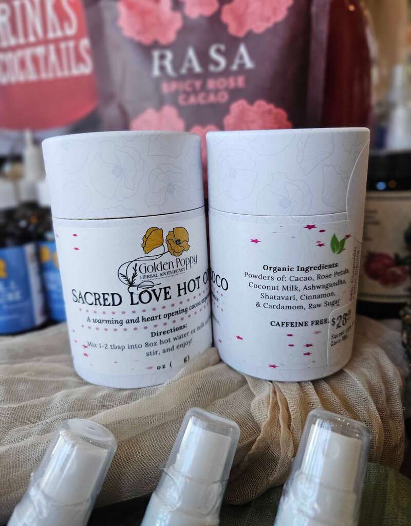 Golden Poppy Herbs Sacred Love Hot Coco Mix (100g)