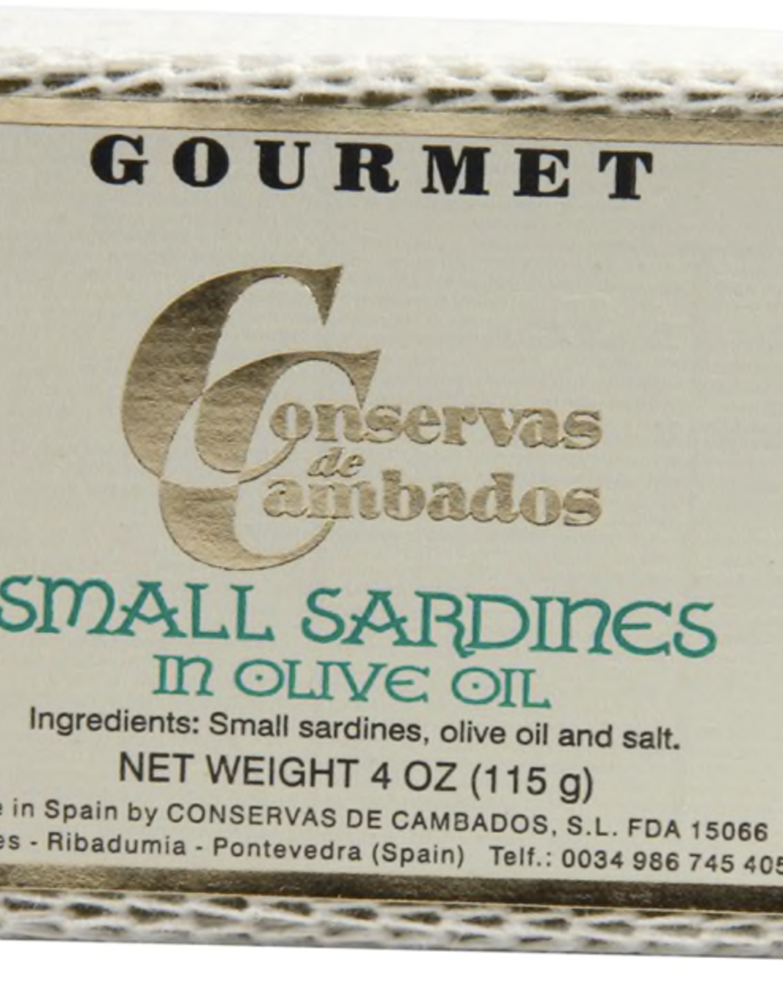 Conservas de Cambados Conservas de Cambados Small Sardines in Olive Oil
