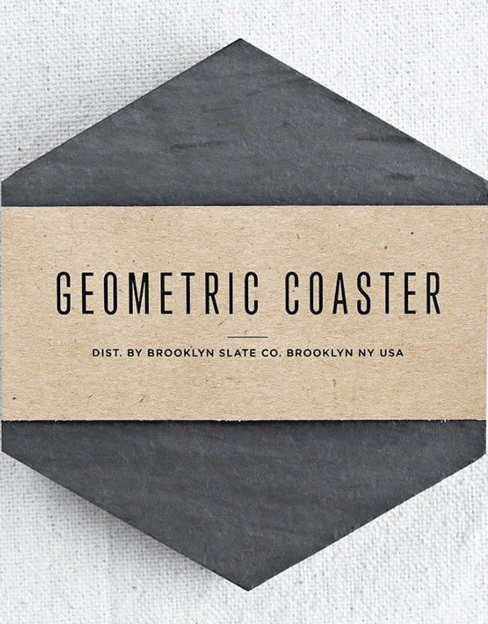 Brooklyn Slate Co Brooklyn Slate Co Geometric Coaster 4 Piece Set