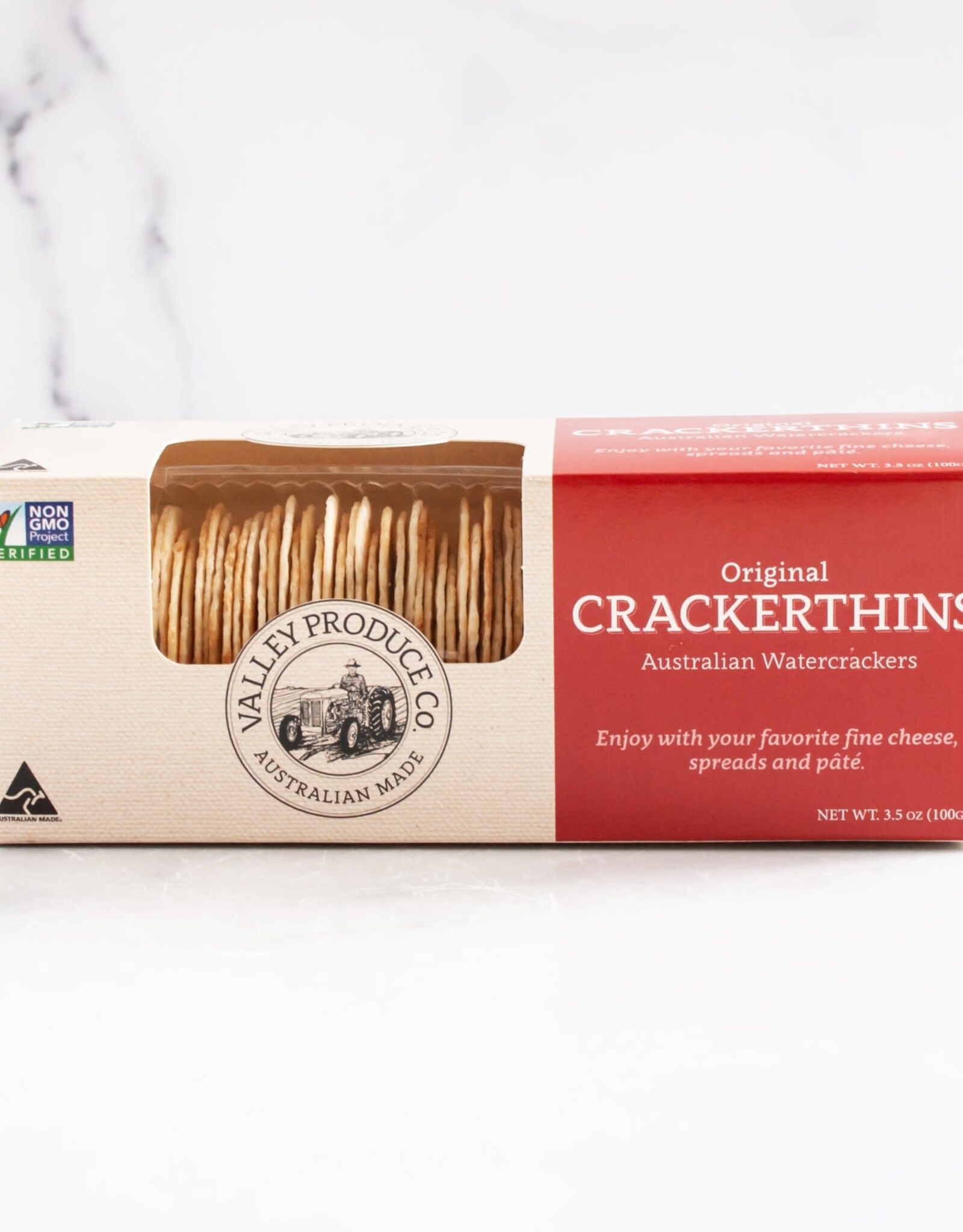 Valley Produce Co Original Crackerthins Australian Water Crackers