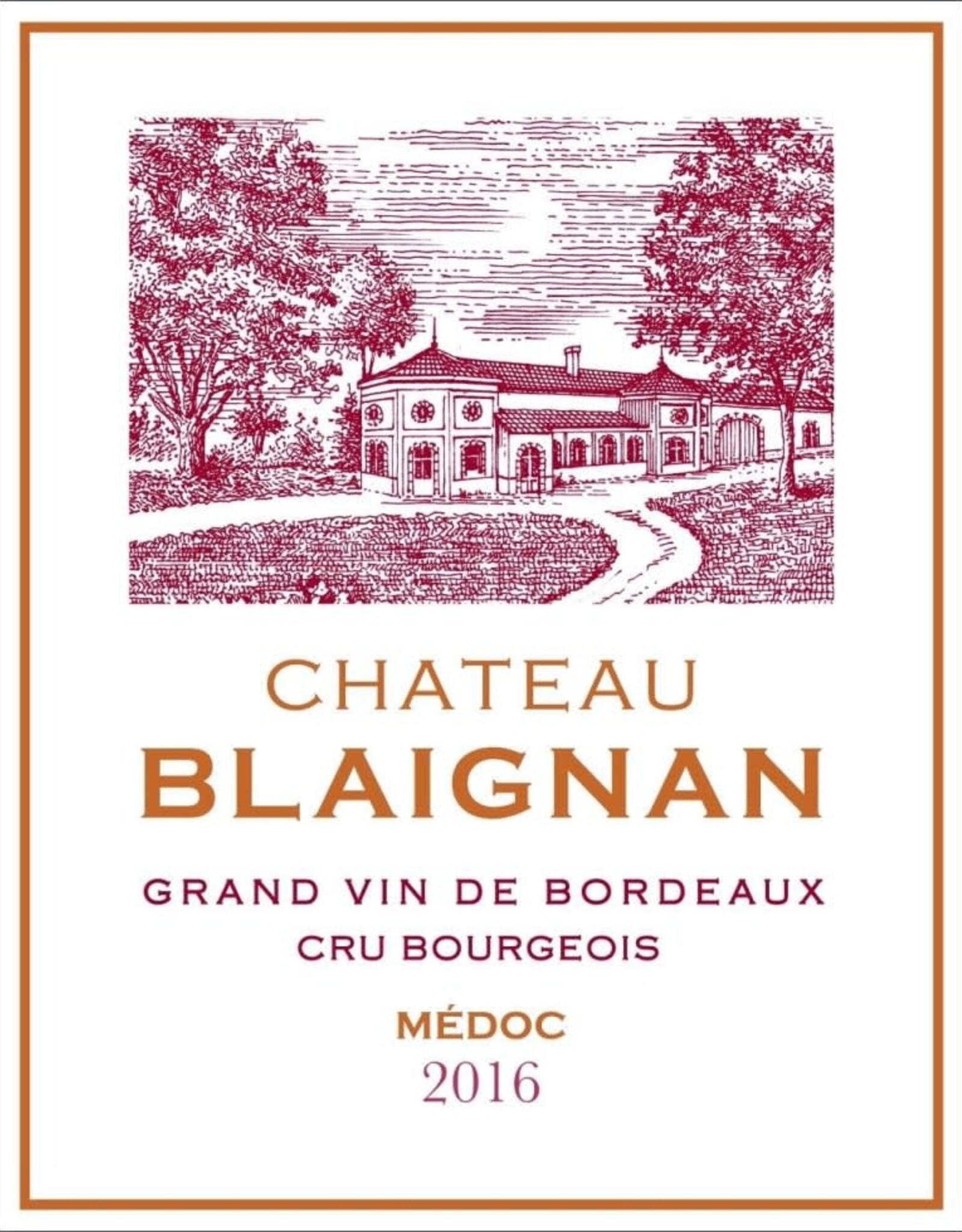 Chateau Blaignan Chateau Blaignan, Medoc Cru Bourgeois 2016