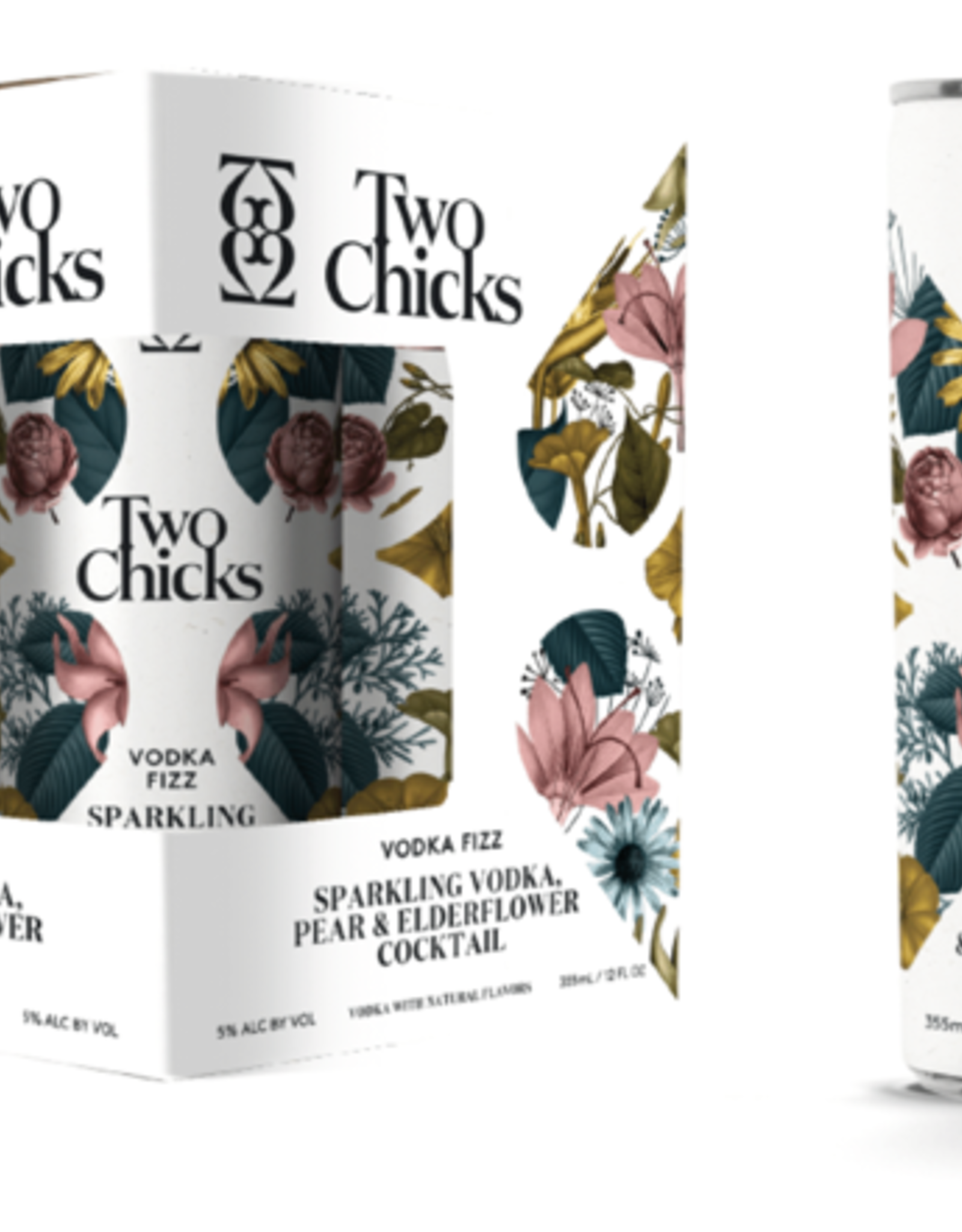 Two Chicks Two Chicks Sparkling Vodka Fizz 4 Pack