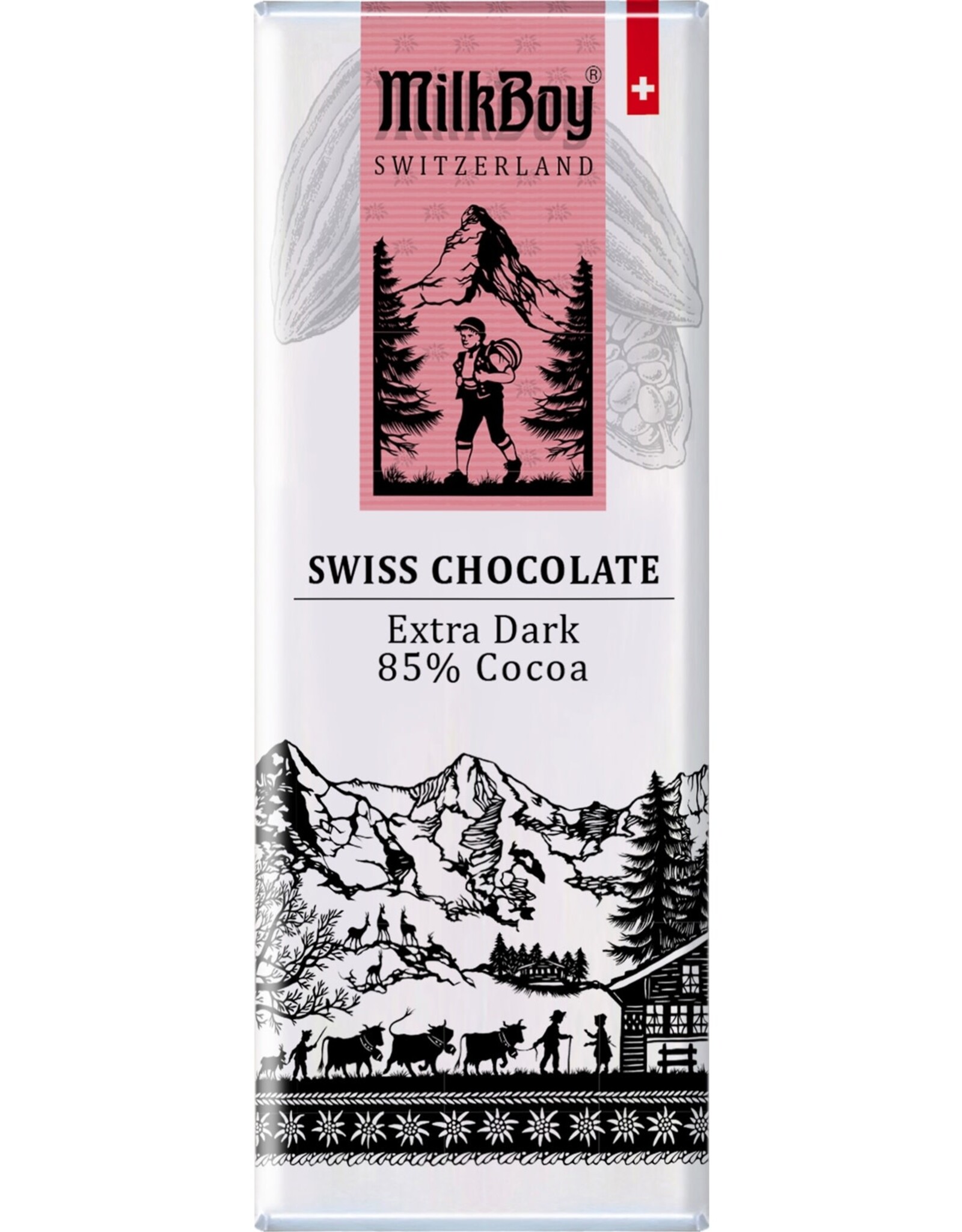 Milk Boy MilkBoy Extra Dark Swiss Chocolate 1.4oz SNACK SIZE