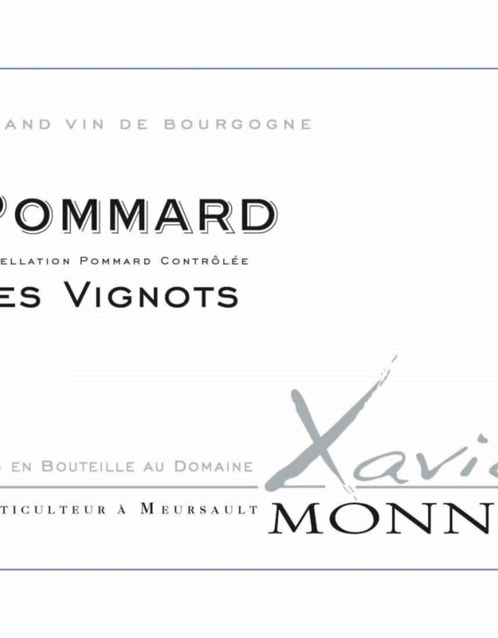 Xavier Monnot Xavier Monnot Pommard Les Vignots 2017