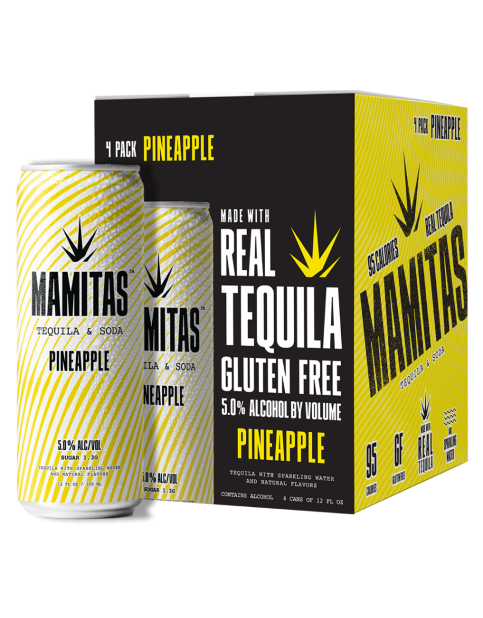 Mamitas Mamitas Tequila & Soda Pineapple