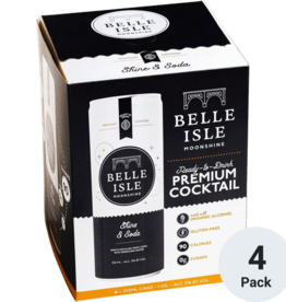 Belle Isle Belle Isle Shine & Soda 4 Pack Cans