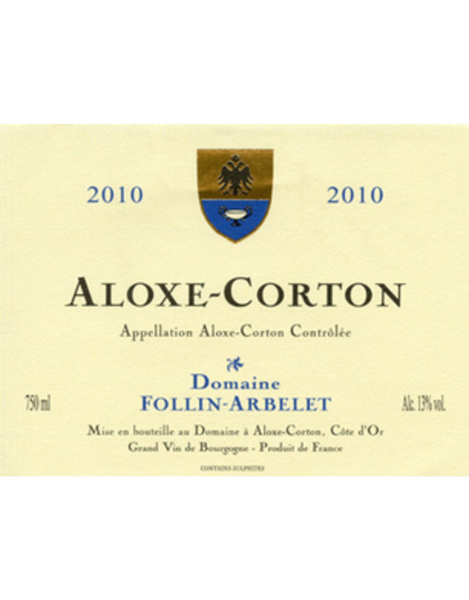 Domaine Follin-Arbelet, Aloxe-Corton 2016