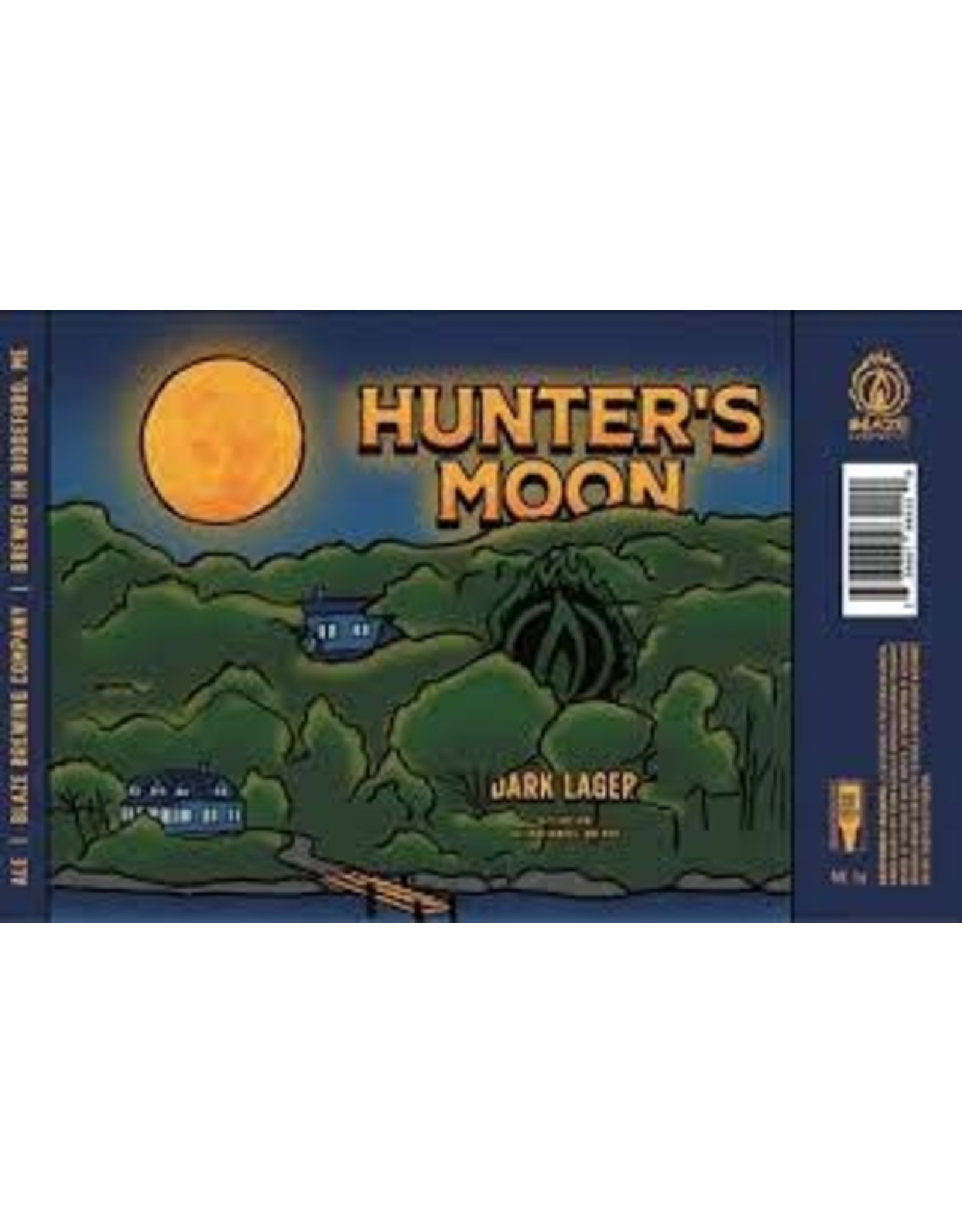 Blaze Blaze Brewing Co. Hunter Moon, Dark Lager
