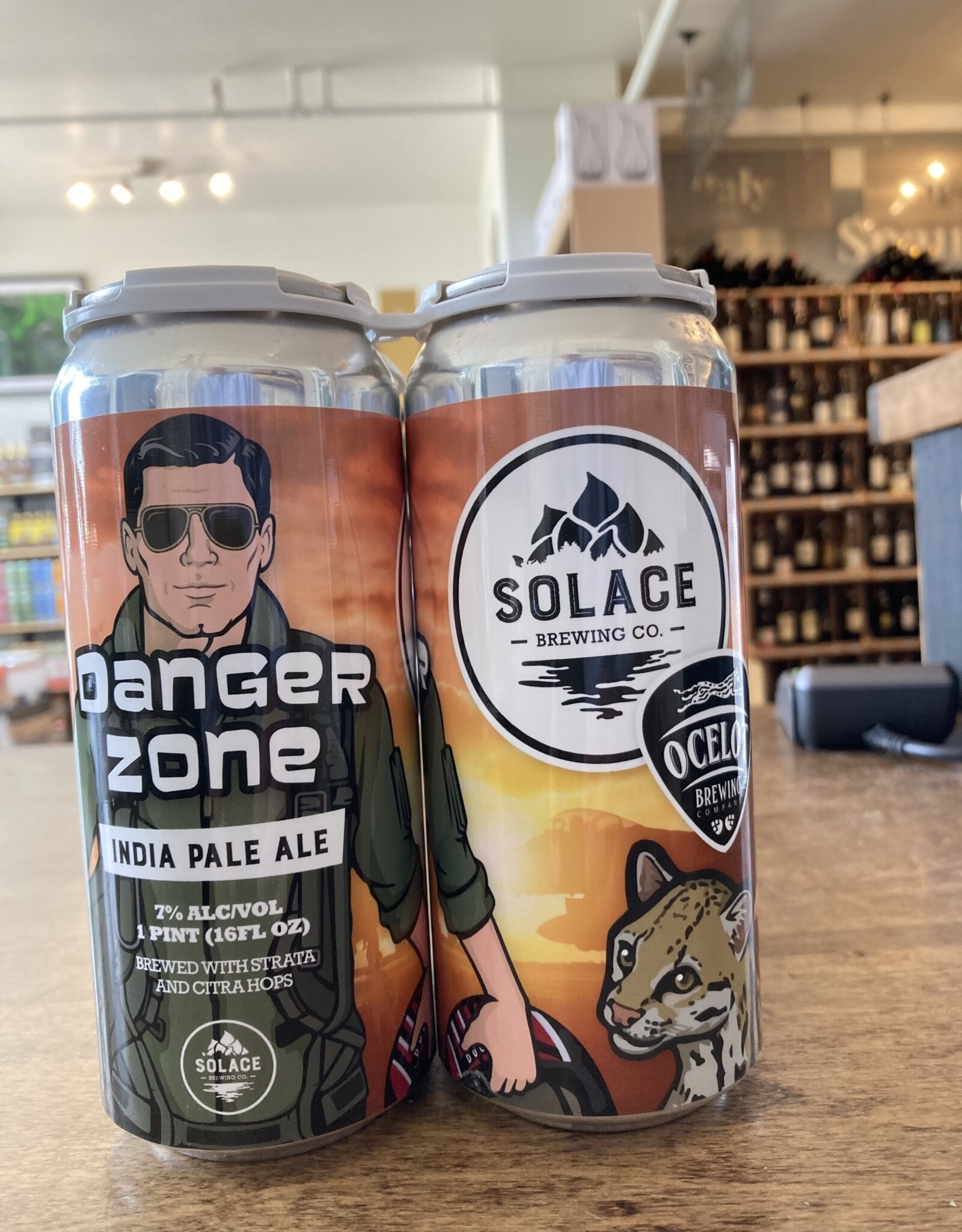 Solace Solace Brewing Co & Ocelot Brewing "Danger Zone" IPA