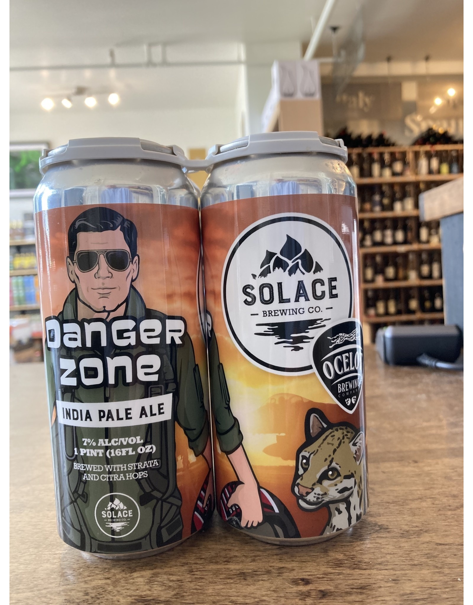 Solace Solace Brewing Co & Ocelot Brewing "Danger Zone" IPA