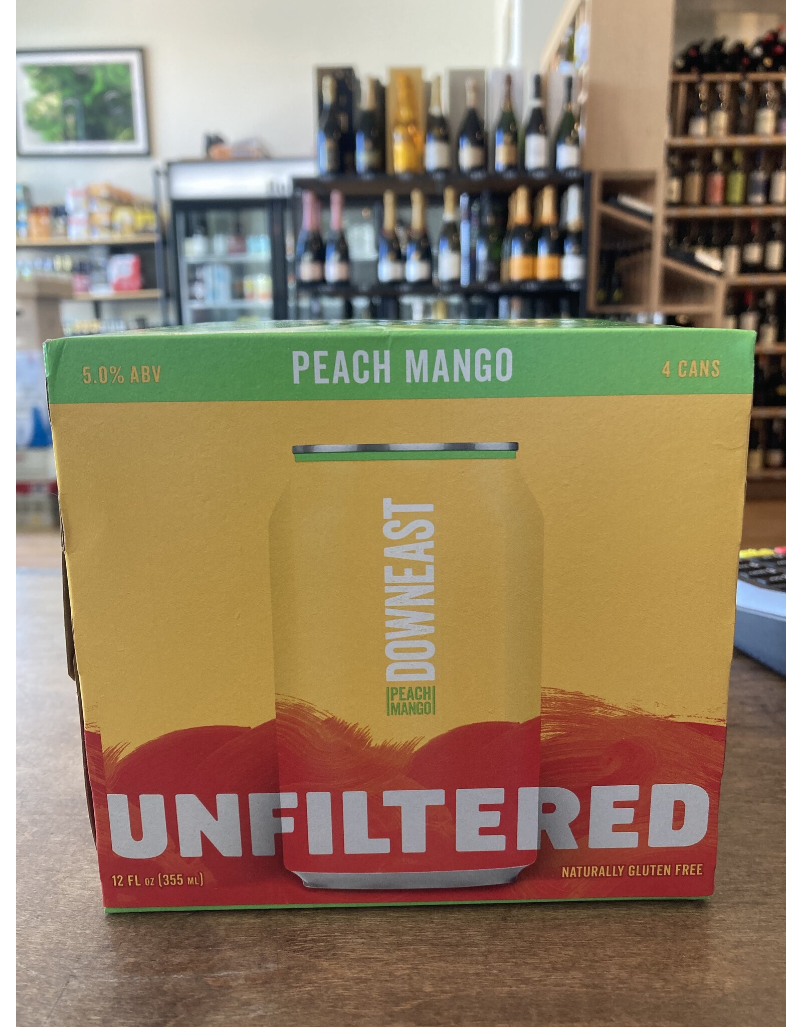 Downeast Cider, Peach Mango Bottle House