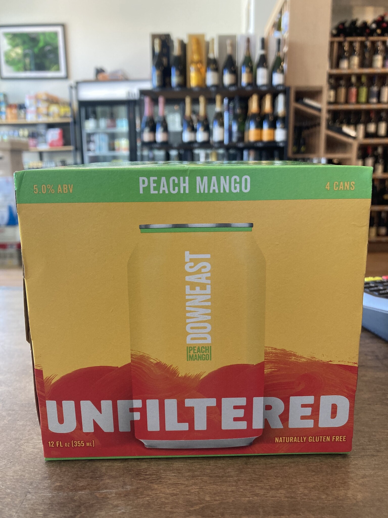 Downeast Cider, Peach Mango Bottle House