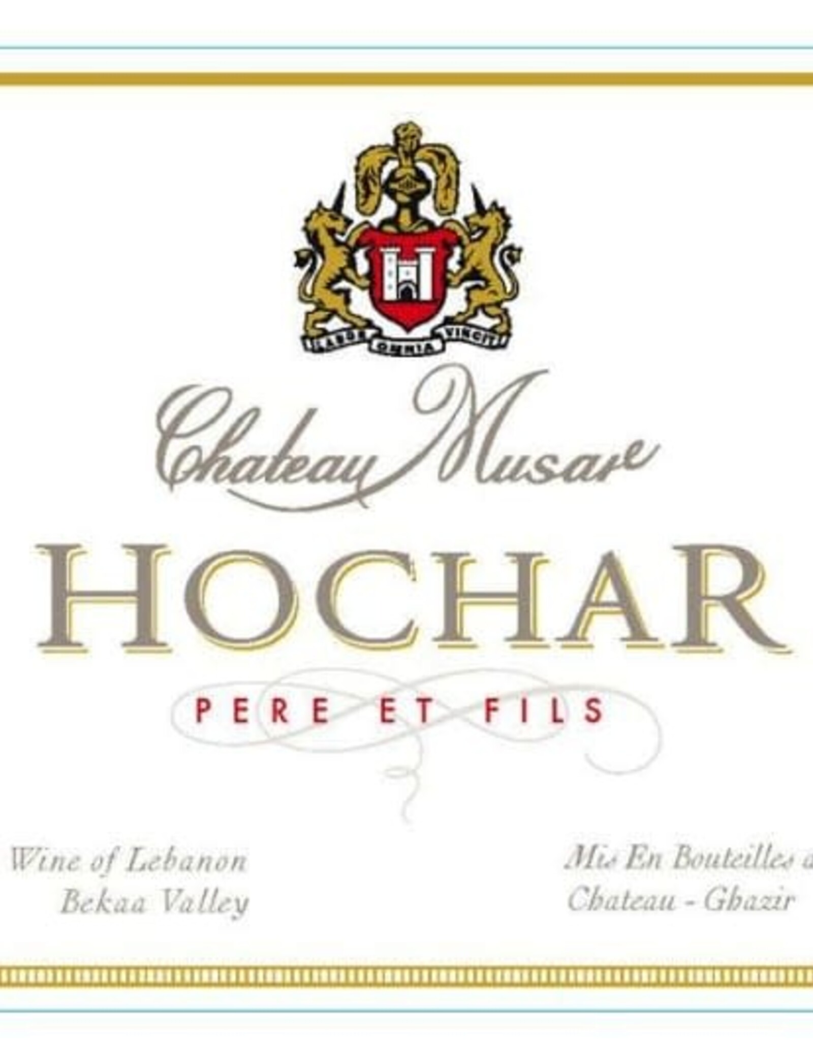 Chateau Musar Hochar Pere & Fils, Bekka Valley, Lebanon 2019