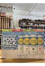 High Noon High Noon Pool Pack Seltzer - Lime, Guava, Kiwi, Peach