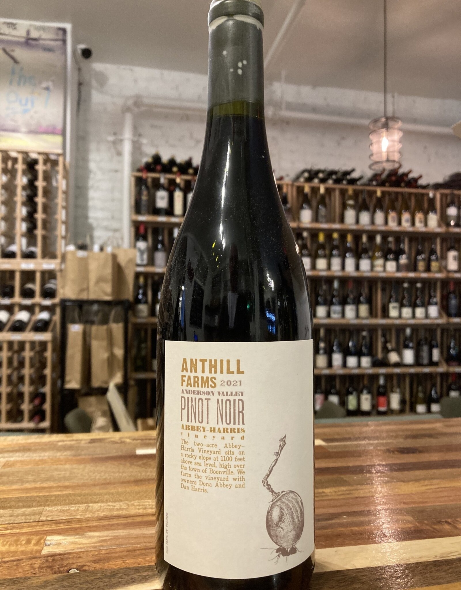 Anthill Farms Anthill Farms Abbey Harris Vineyard Pinot Noir 2021,  Anderson Valley