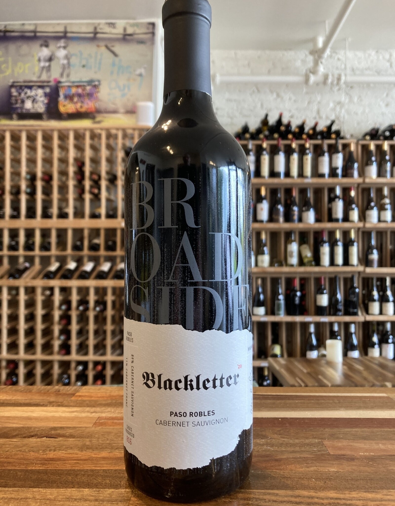 Broadside Blackletter Cabernet Sauvignon 2020, Paso Robles