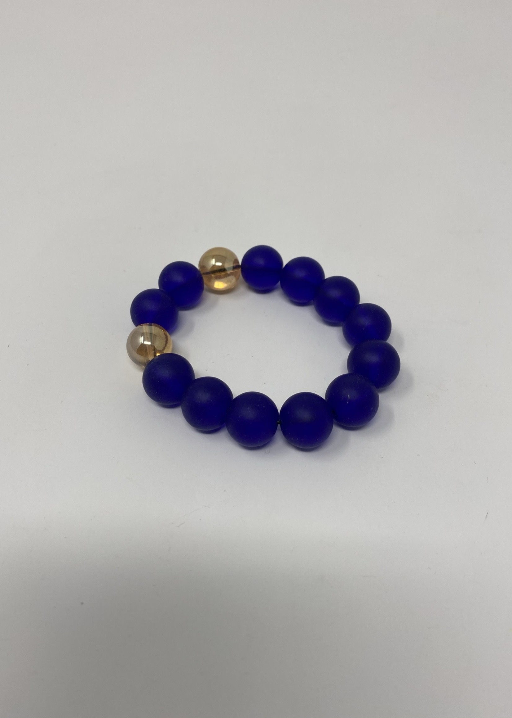 AFRICAN ROUND GLASS BEADS BRACELET