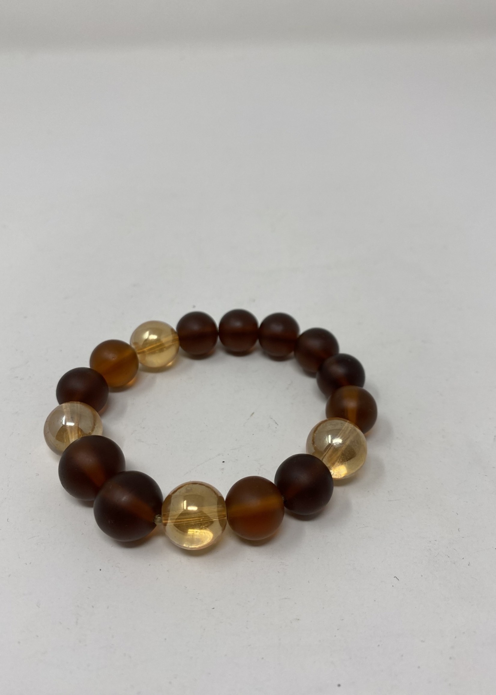 AFRICAN ROUND GLASS BEADS BRACELET