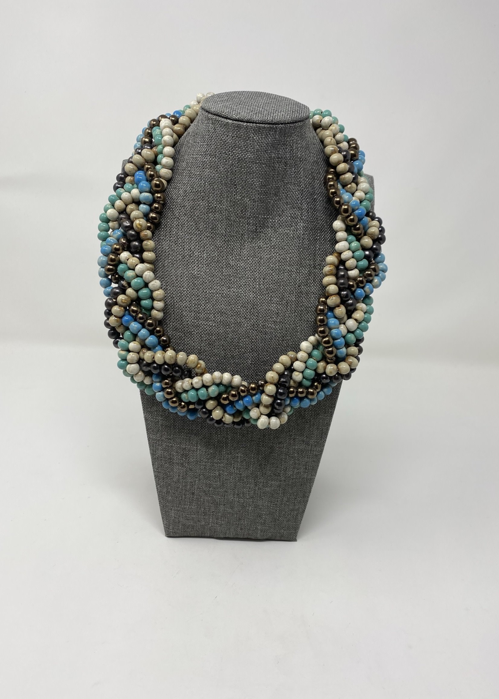 HANDMADE SWAZI BRAIDED NECKLACE