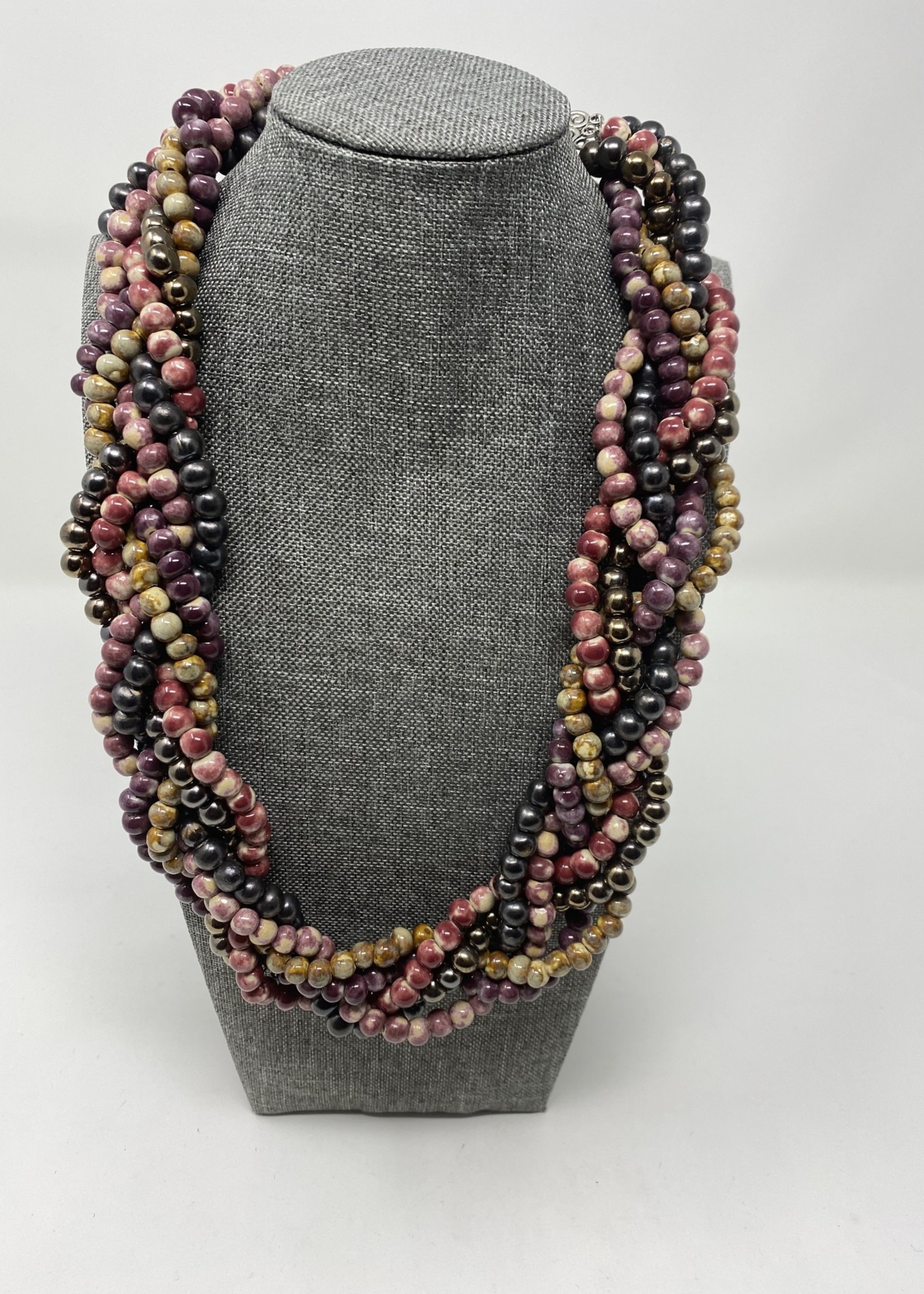 HANDMADE SWAZI BRAIDED NECKLACE