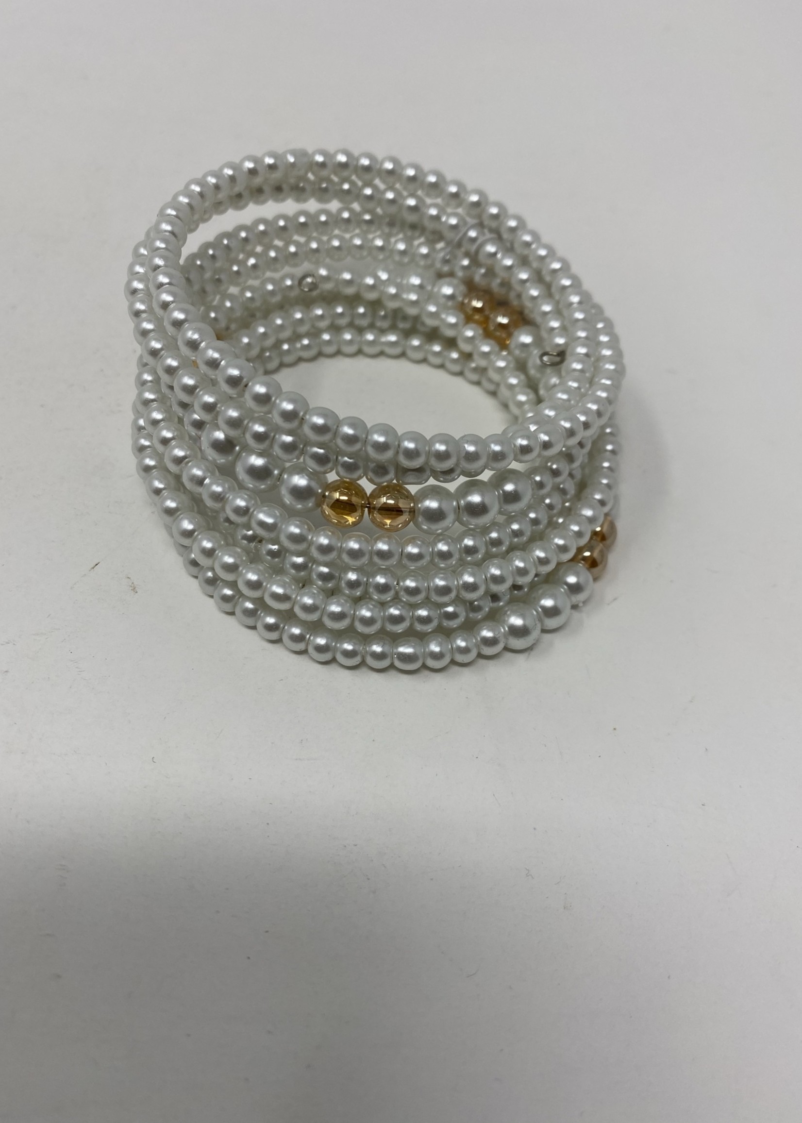 MULTI BEAD COIL BRACELET