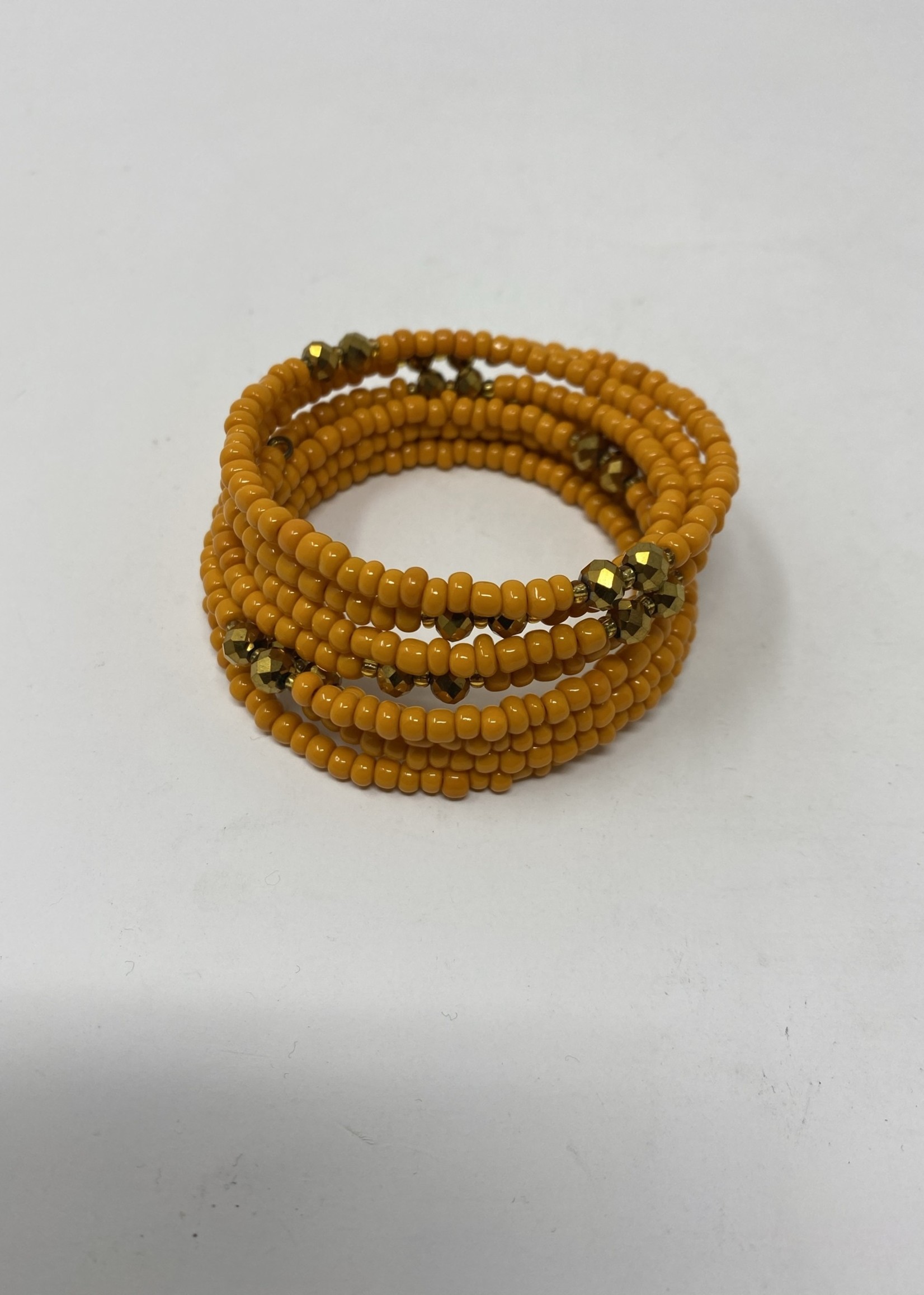 MULTI BEAD COIL BRACELET