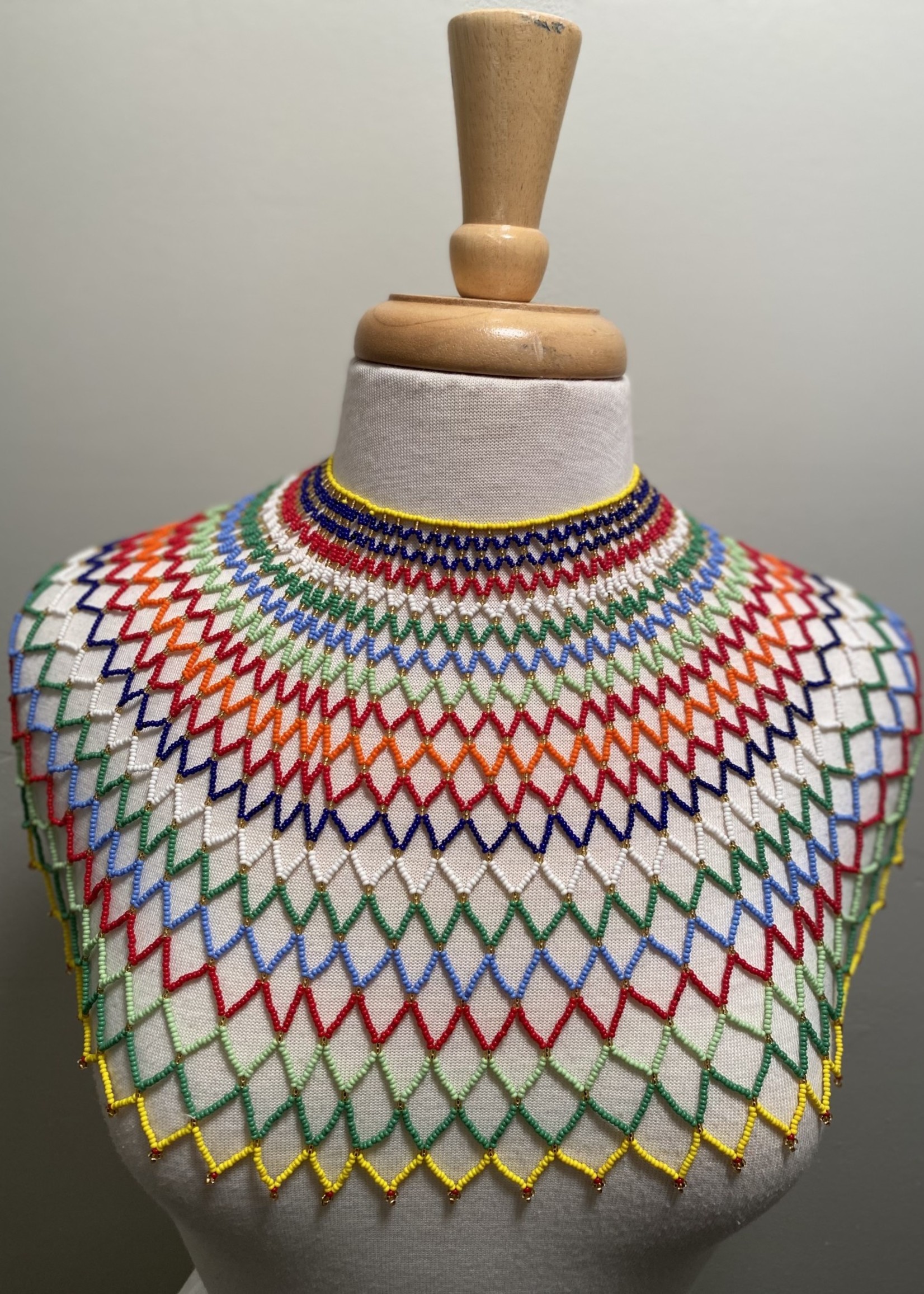 SKC WIDE ZULU COLLAR NECKLACE