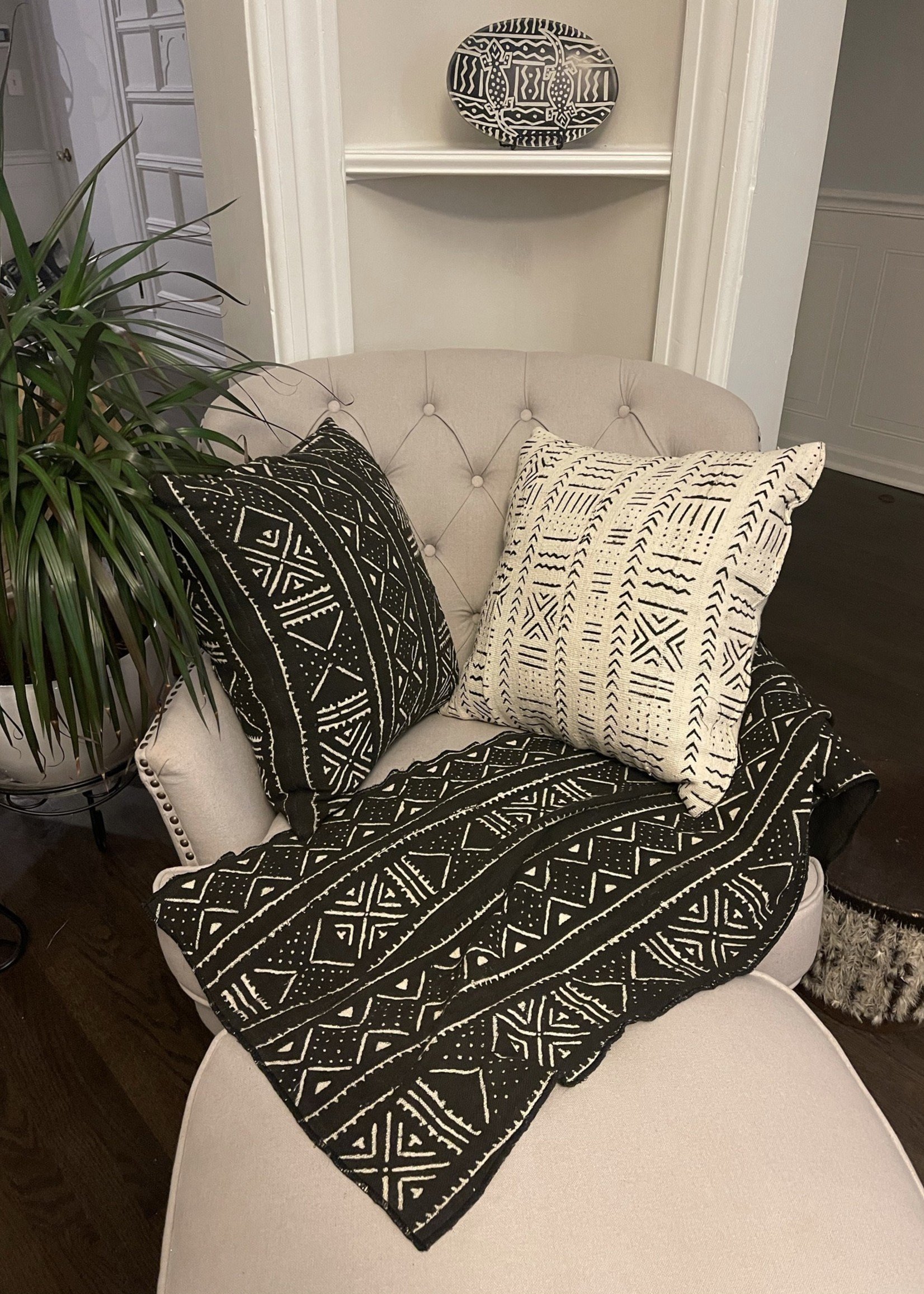 SKC MUDCLOTH THROW PILLOW (Single side)