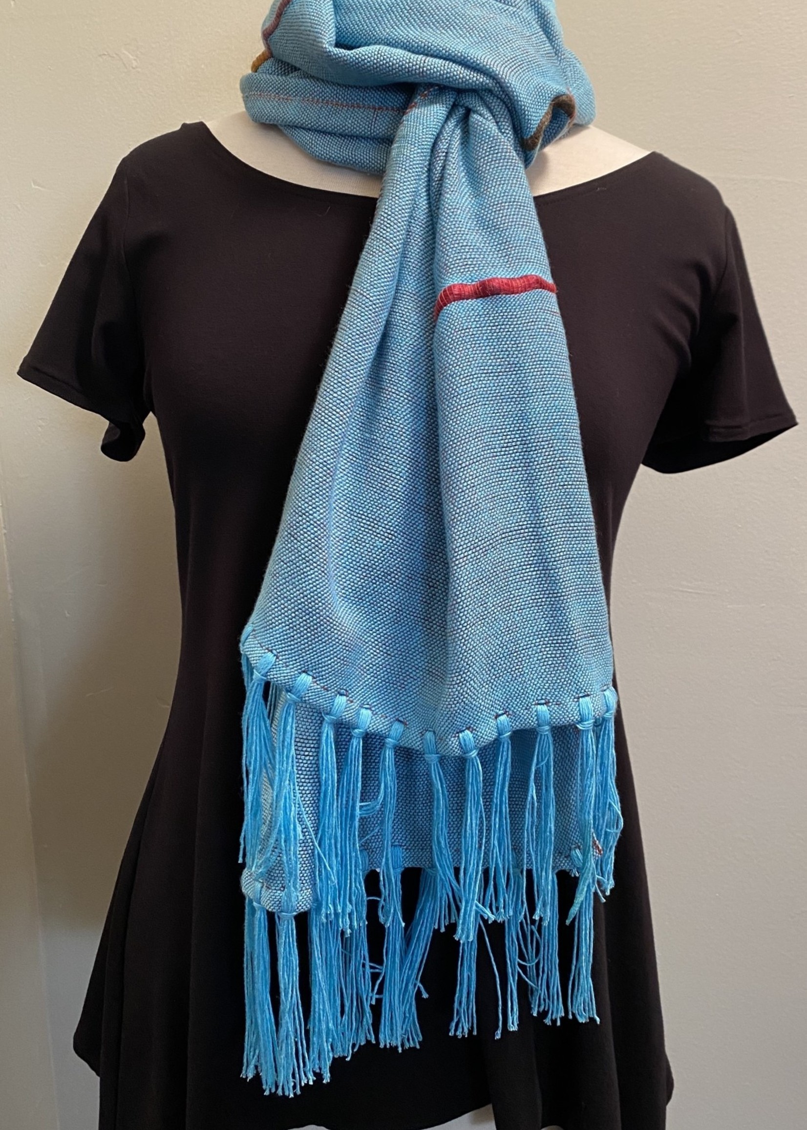 SKC HANDWOVEN BAMBOO/MOHAIR SCARF