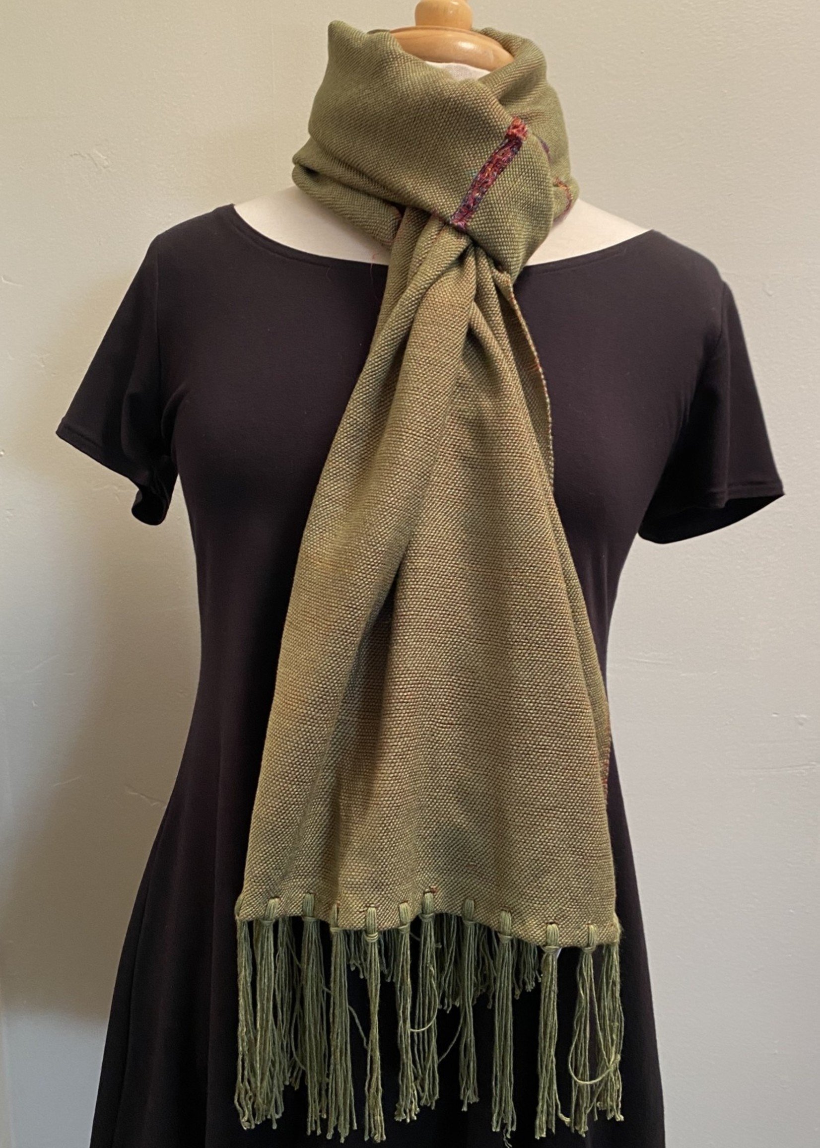 SKC HANDWOVEN BAMBOO/MOHAIR SCARF