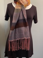 HANDWOVEN BAMBOO STRIPE SCARF