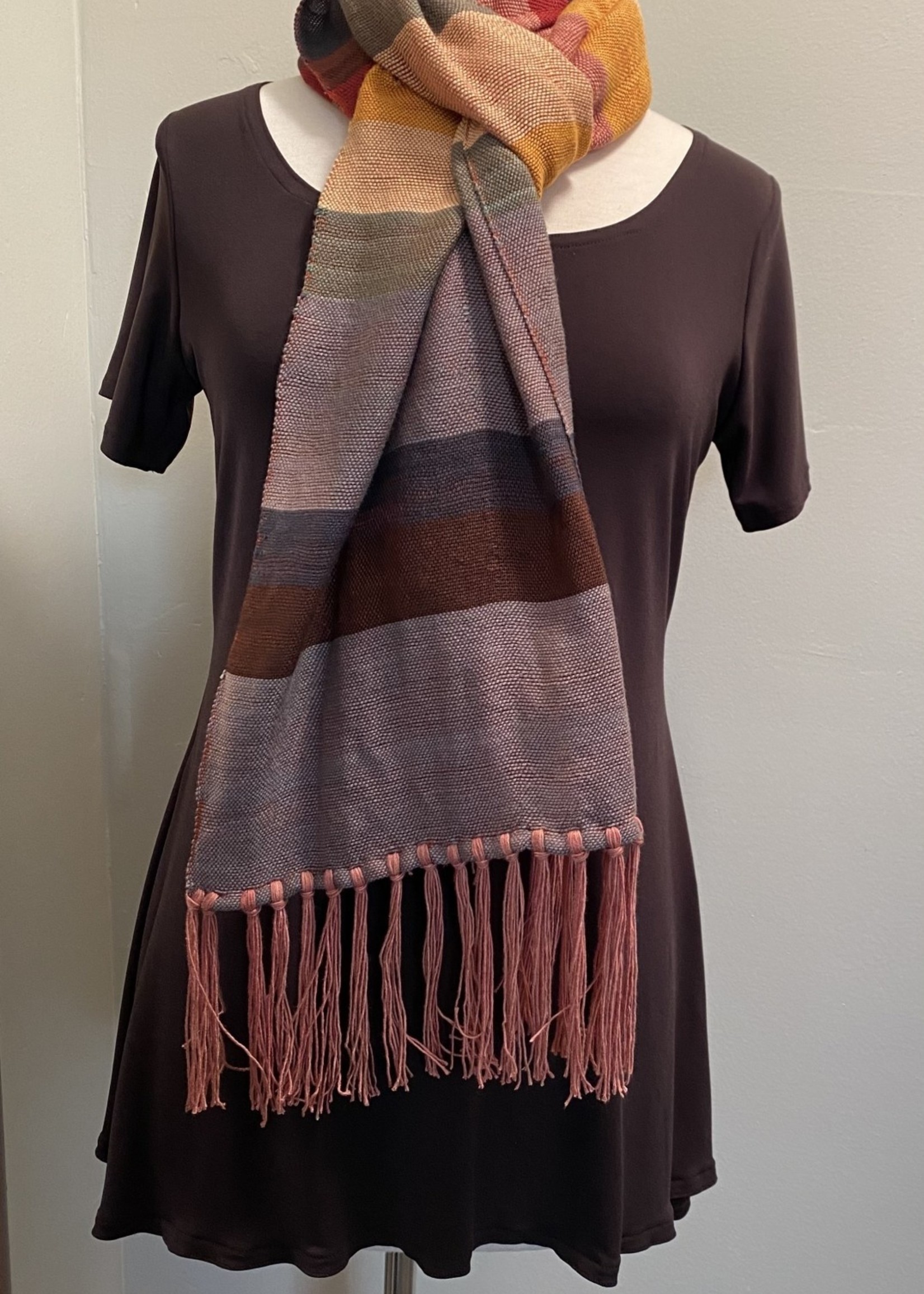 HANDWOVEN BAMBOO STRIPE SCARF