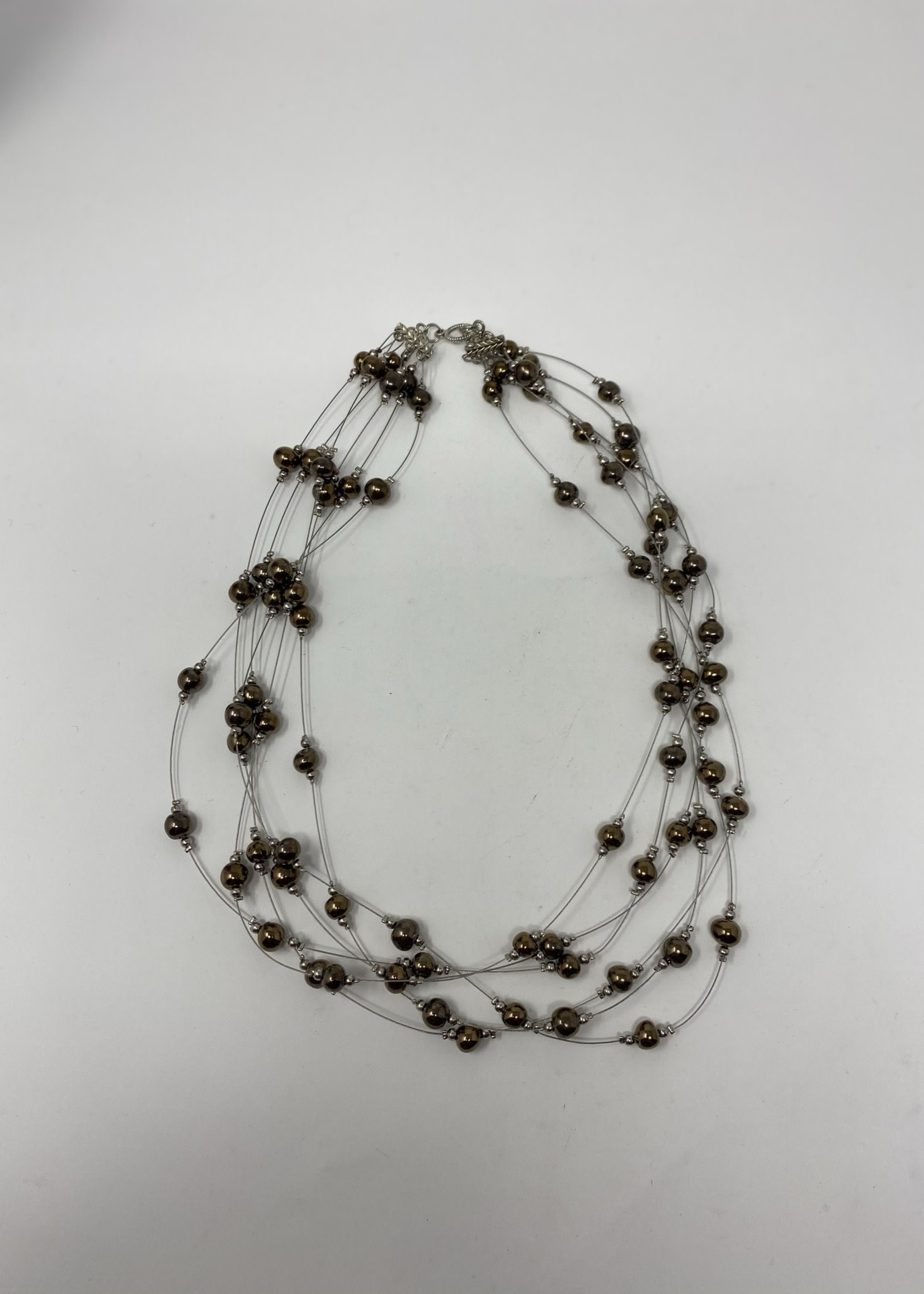 5 TIERED IMVELO SMALL BEAD NECKLACE