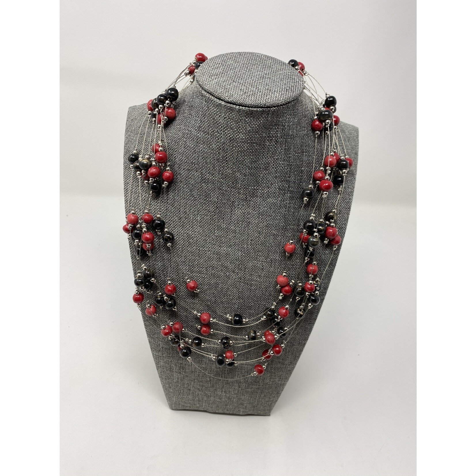 5 TIERED IMVELO SMALL BEAD NECKLACE