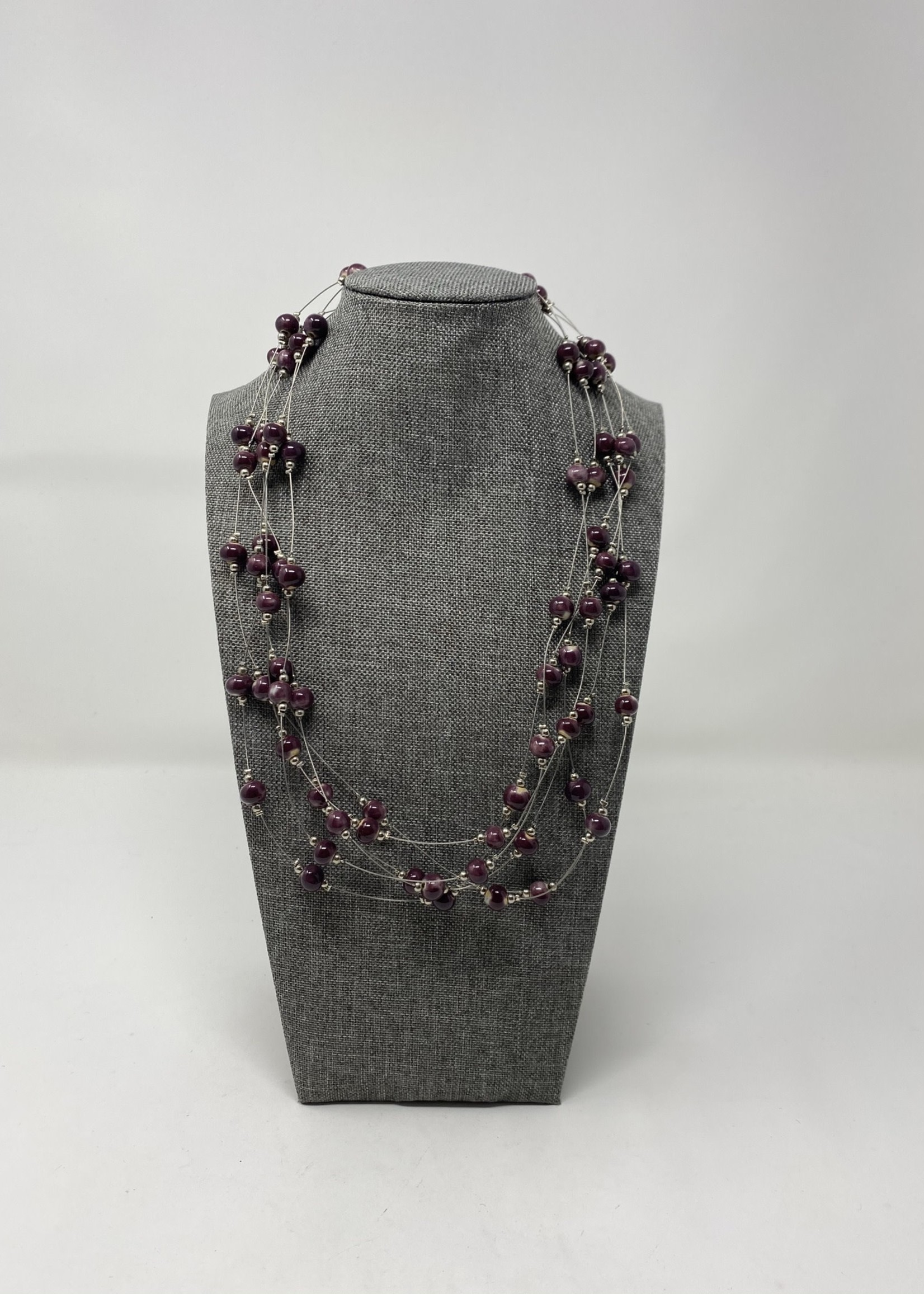 5 TIERED IMVELO SMALL BEAD NECKLACE