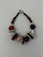 ZEBRA MEDLEY BEADED BRACELET